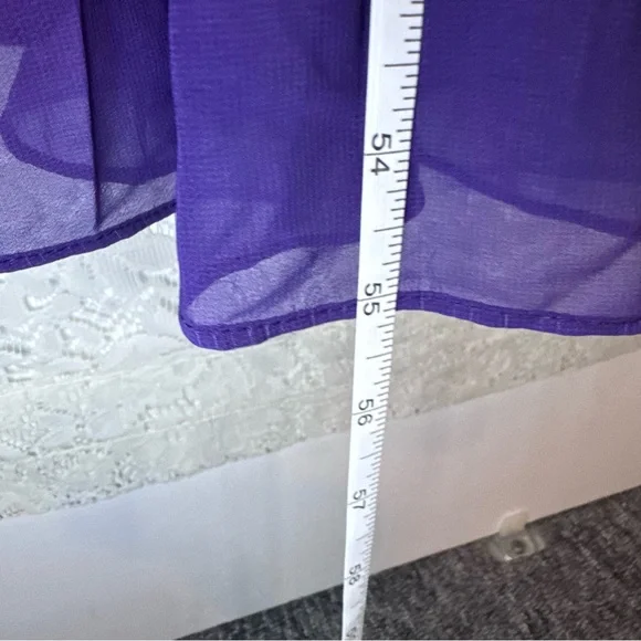 Elegant Pink and Purple Ombre Halter Maxi Dress - Picture 11 of 15